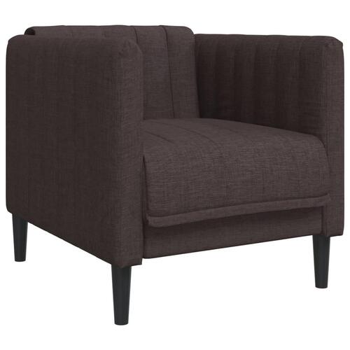 Sofastol stof mørkebrun