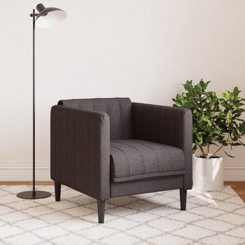 Sofastol stof mørkebrun