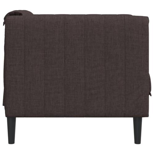 Sofastol stof mørkebrun
