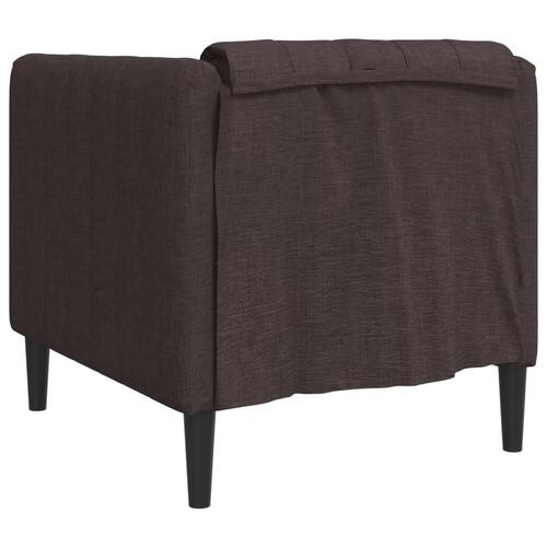 Sofastol stof mørkebrun