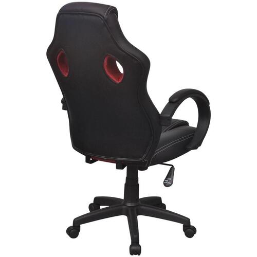 Gamerstol kunstlæder rød