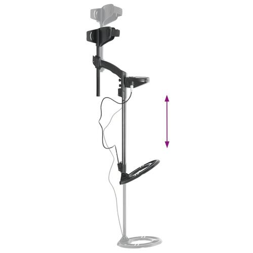 Metaldetektor 24 cm søgedybde LCD-display