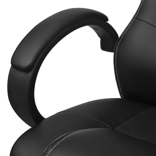Gamerstol i sort kunstlæder