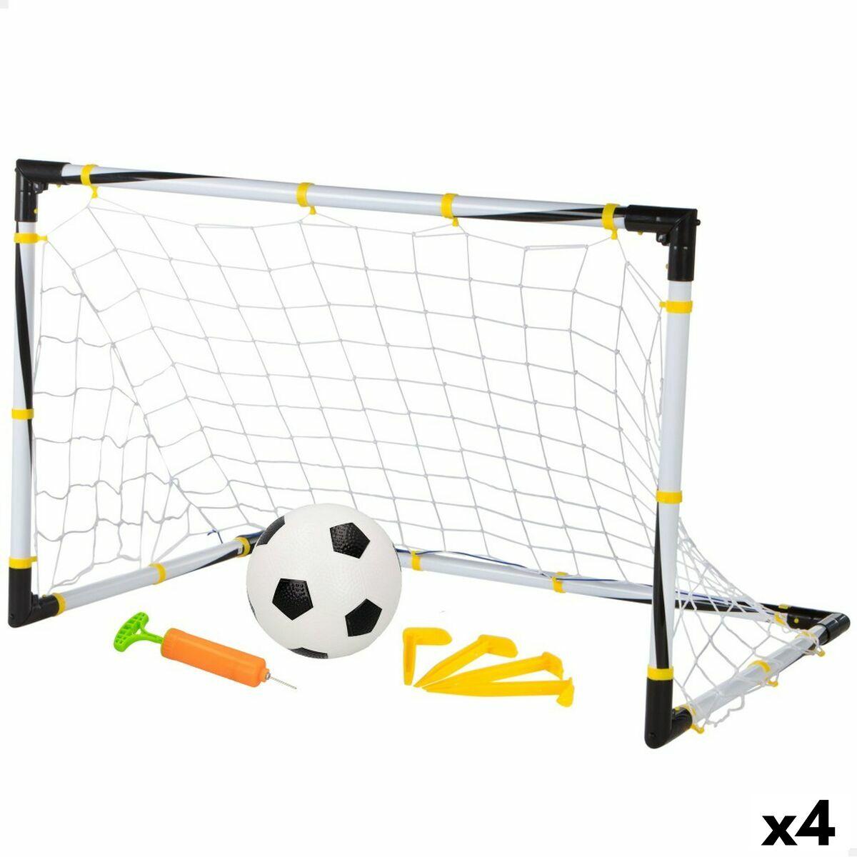 Fodboldmål Colorbaby 90 x 59 x 59 cm Foldbar (4 enheder)