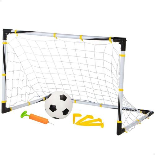 Fodboldmål Colorbaby 90 x 59 x 59 cm Foldbar (4 enheder)