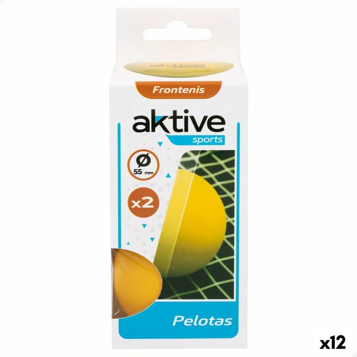 Tennisbolde Aktive frontenis Ø 55 mm - 2 stk (12 pakker)