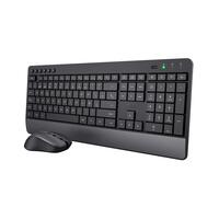 Tastatur og mus Trust Trezo Sort Spansk qwerty