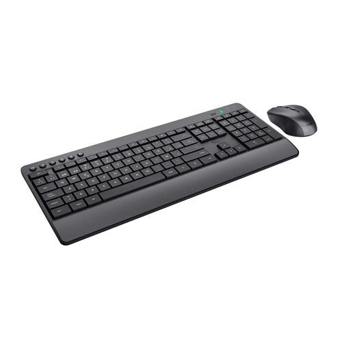 Tastatur og mus Trust Trezo Sort Spansk qwerty