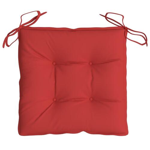 Pallehynder 2 stk. 50x50x7 cm oxfordstof rød