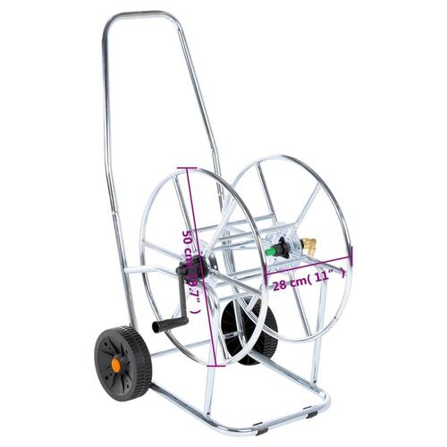 Slangetromle til 80 m 3/4" slange stål