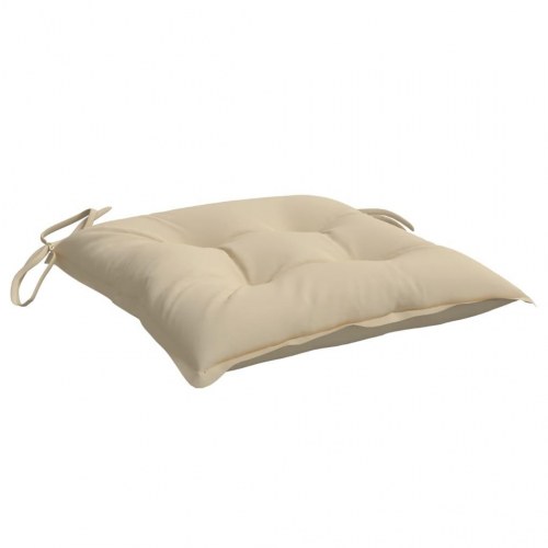 Pallehynder 2 stk. 50×50×7 cm i oxfordstof - beige