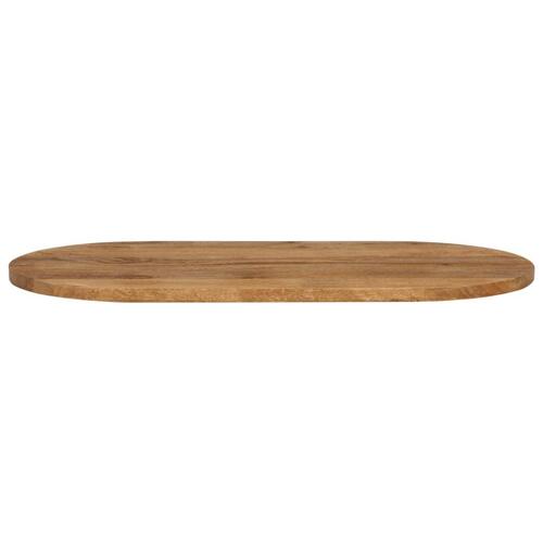 Bordplade 90x40x3,8 cm oval massivt mangotræ