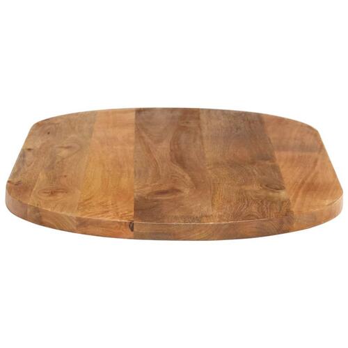 Bordplade 90x40x3,8 cm oval massivt mangotræ