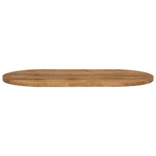 Bordplade 120x50x3,8 cm oval massivt mangotræ