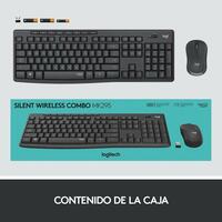Tastatur og trådløs mus Logitech 920-009798 Sort Spansk qwerty QWERTY