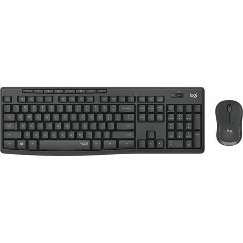 Tastatur og trådløs mus Logitech 920-009798 Sort Spansk qwerty QWERTY