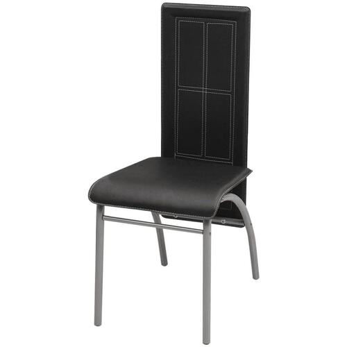 Spisebordssæt i 5 dele sort