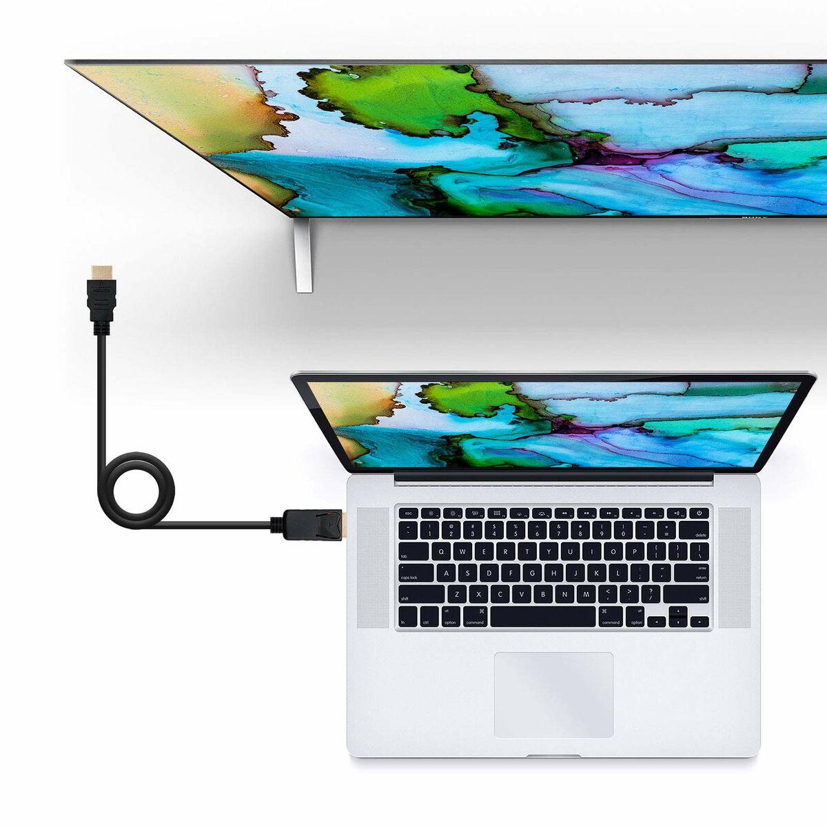 NANOCABLE DisplayPort til HDMI-kabel 5 m - Sort