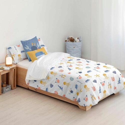 Nordisk cover Kids&Cotton Malu Small Blå Hvid 180 x 240 cm