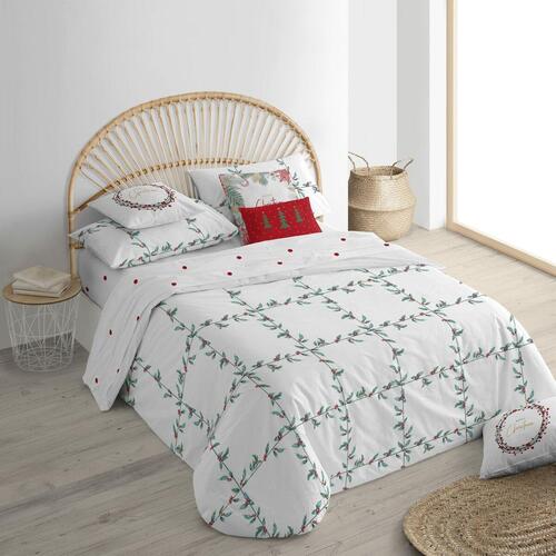 Nordisk cover Decolores White Christmas 1 Multifarvet 140 x 200 cm