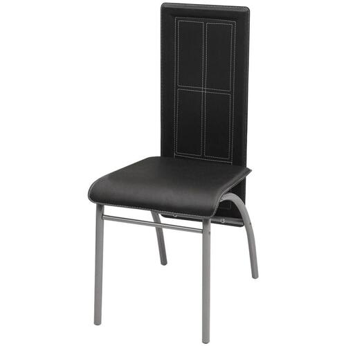 Spisebordssæt i 7 dele sort