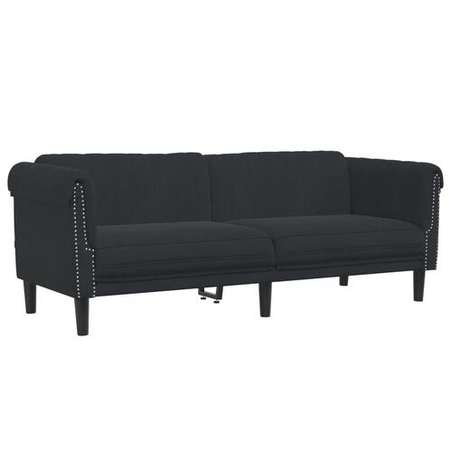 3 personers sofa velour sort