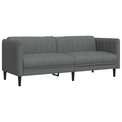 2 personers sofa stof mørkegrå