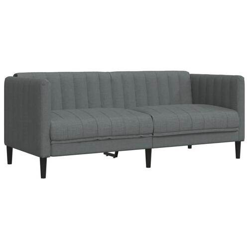 2 personers sofa stof mørkegrå