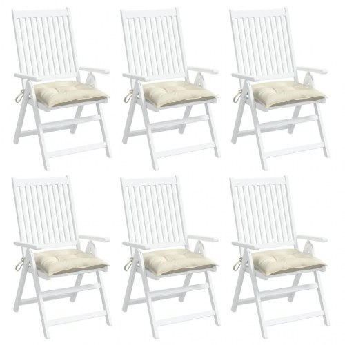 Stolehynder 6 stk. 50 x 50 x 7 cm i oxfordstof