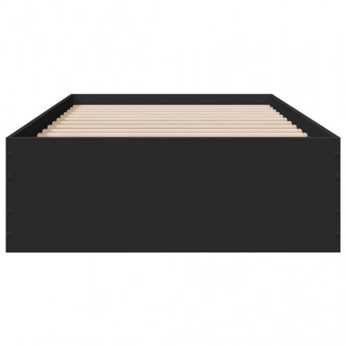 Sengeramme med 2 skuffer 75 x 190 cm - sort