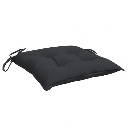 Pallehynder 2 stk. 50 × 50 × 7 cm i oxfordstof - sort