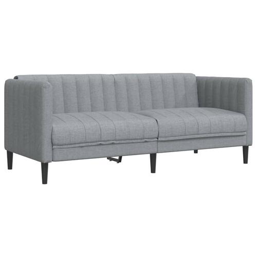2 personers sofa stof lysegrå