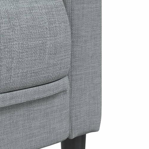 2 personers sofa stof lysegrå