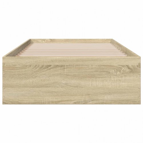 Sengeramme med 2 skuffer 75 x 190 cm - sonoma-eg