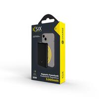 Powerbank KSIX Grå 5000 mAh