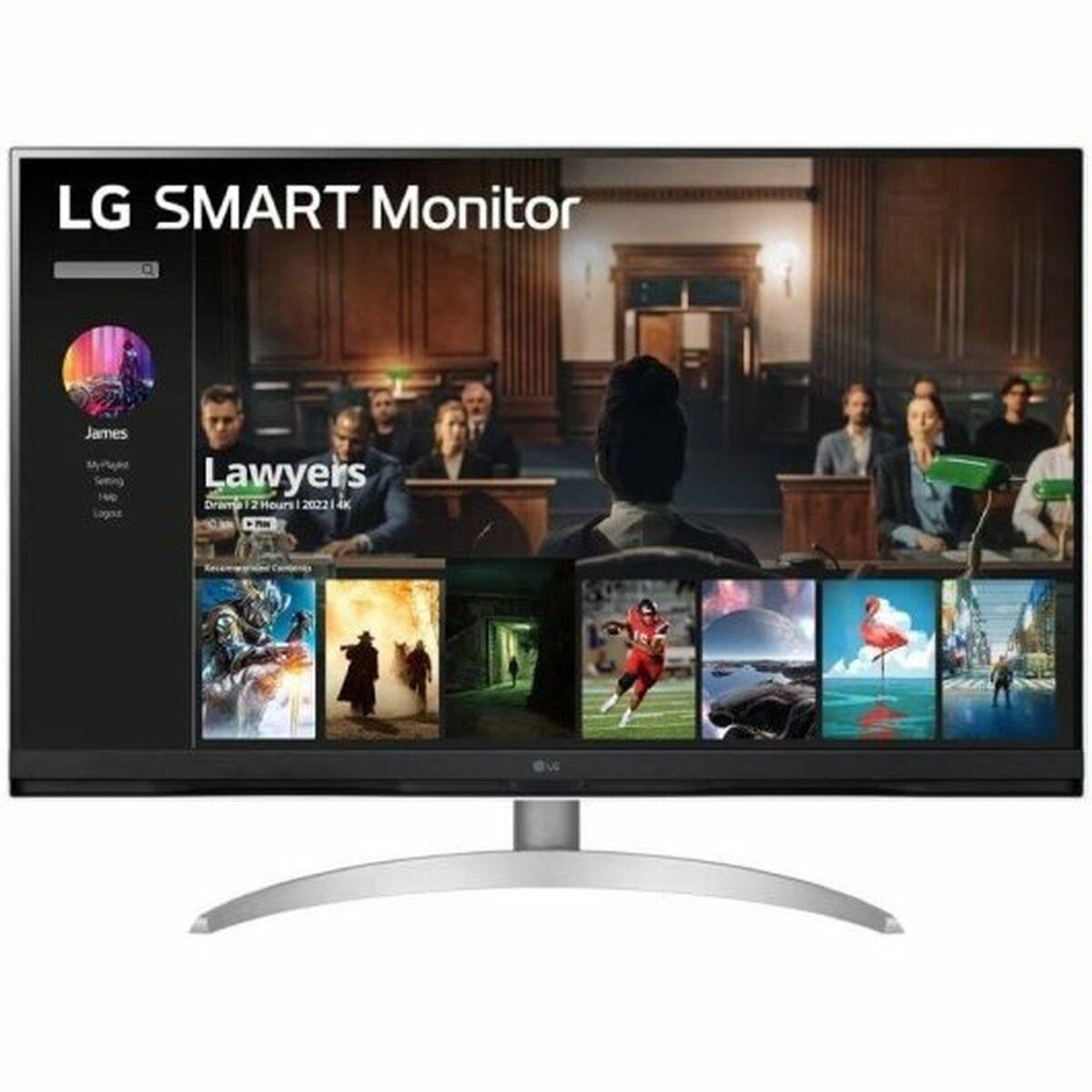 Gaming skærm LG 32SQ700S-W 4K Ultra HD 32" 31,5"