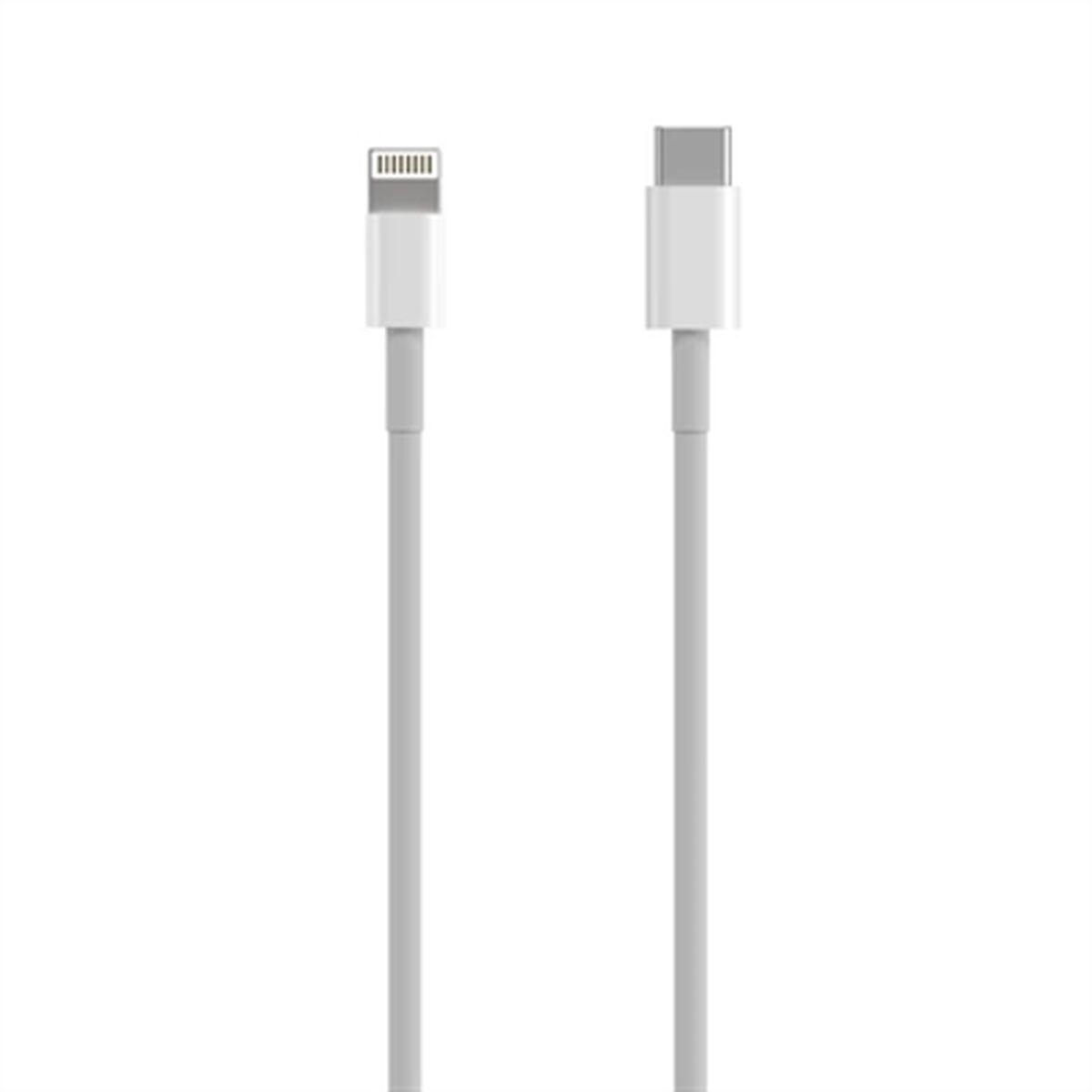 Aisens USB-C til Lightning-kabel - Hvid, 50 cm