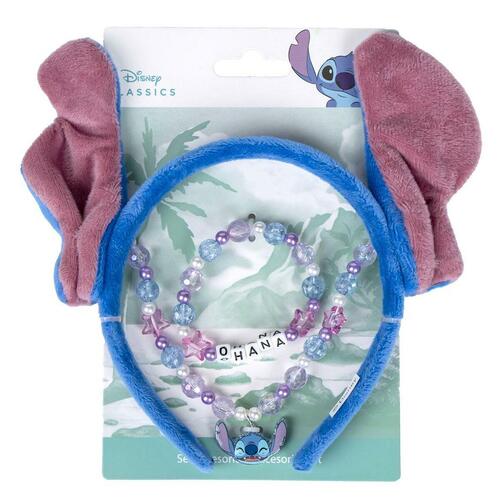 Smykke Kit Stitch Blå Lilla 3 Dele