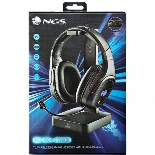 Gaming headset med mikrofon NGS GHX-600 Sort