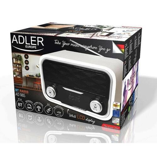 Radio Adler AD 1185 Hvid