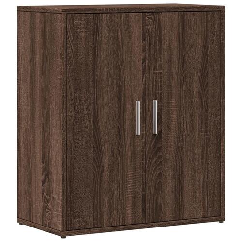 Skænk 60x31x70 cm konstrueret træ brun egetræsfarve