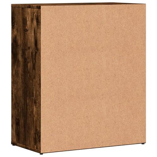 Skænk 60x31x70 cm konstrueret træ røget egetræsfarve