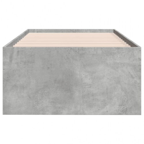 Dagseng med 6 skuffer uden madras 90 x 190 cm - betongrå
