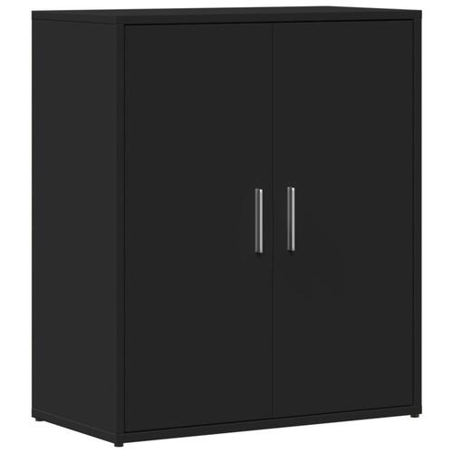 Skænk 60x31x70 cm konstrueret træ sort