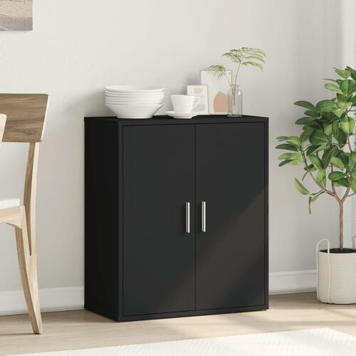 Skænk 60x31x70 cm konstrueret træ sort