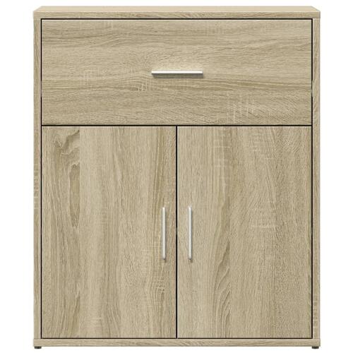 Skænk 60x31x70 cm konstrueret træ sonoma-eg