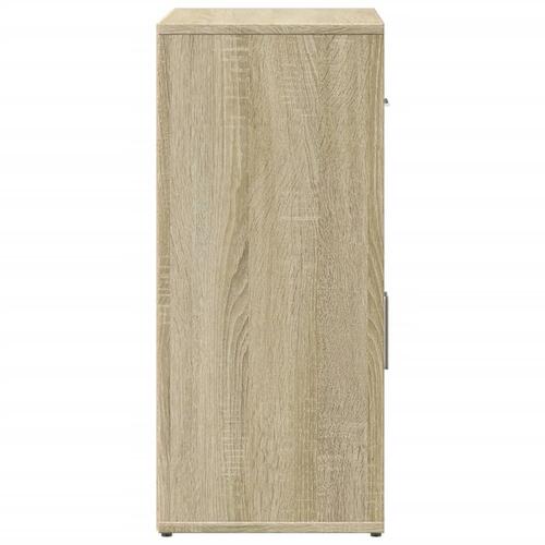 Skænk 60x31x70 cm konstrueret træ sonoma-eg