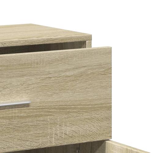 Skænk 60x31x70 cm konstrueret træ sonoma-eg