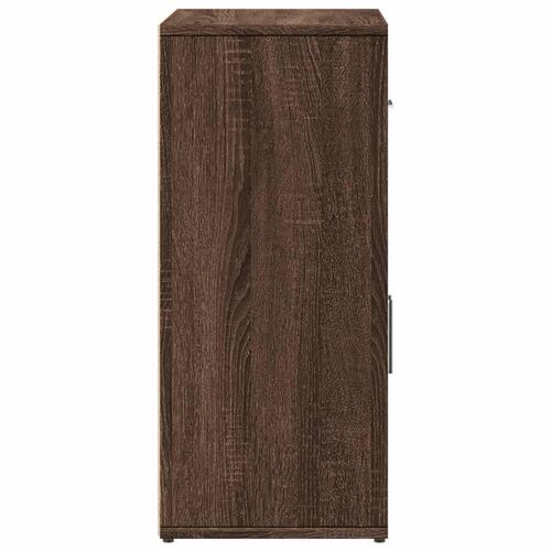 Skænk 60x31x70 cm konstrueret træ brun egetræsfarve