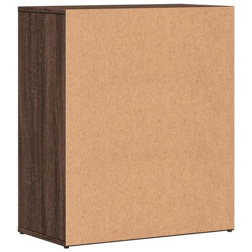 Skænk 60x31x70 cm konstrueret træ brun egetræsfarve